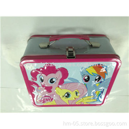 Lunch tin box, made of 0.23mm, shapes, sizes and printing can be customized